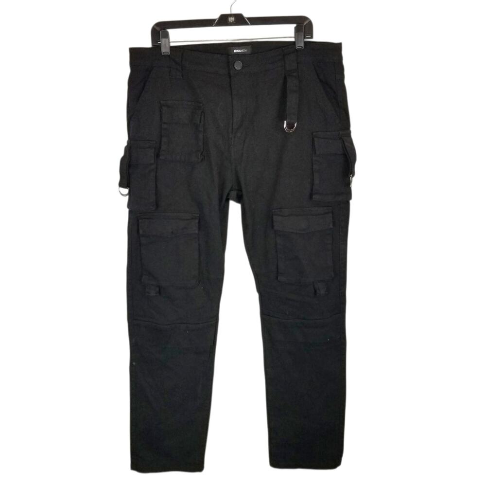Nova Men Fashion Nova Men's Black Cargo Pants Size 38 X 32